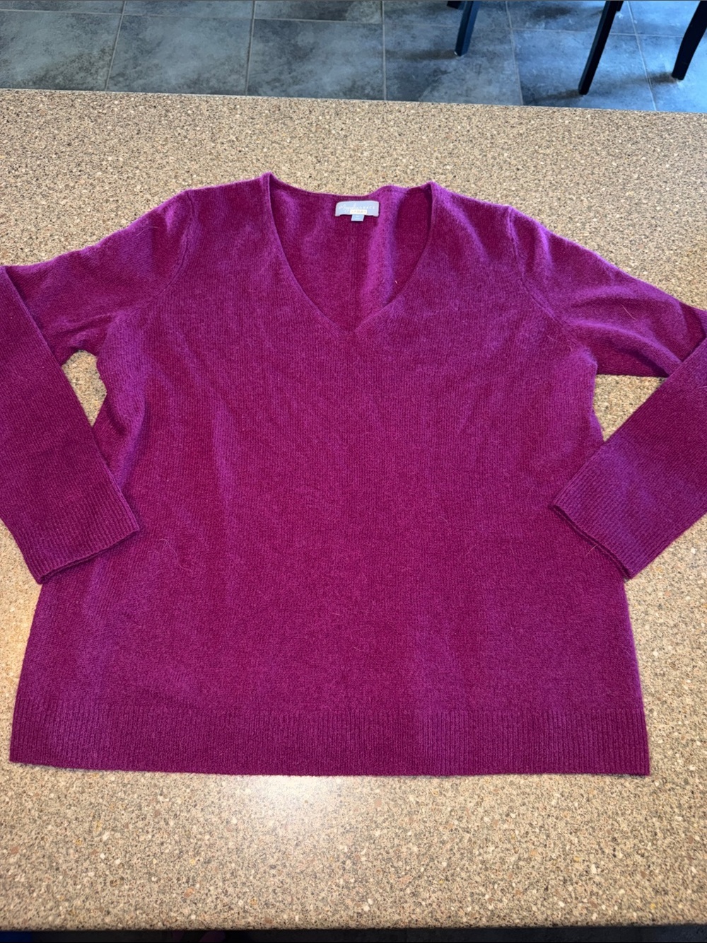 Magnolia Grace V-Neck Cashmere Sweater